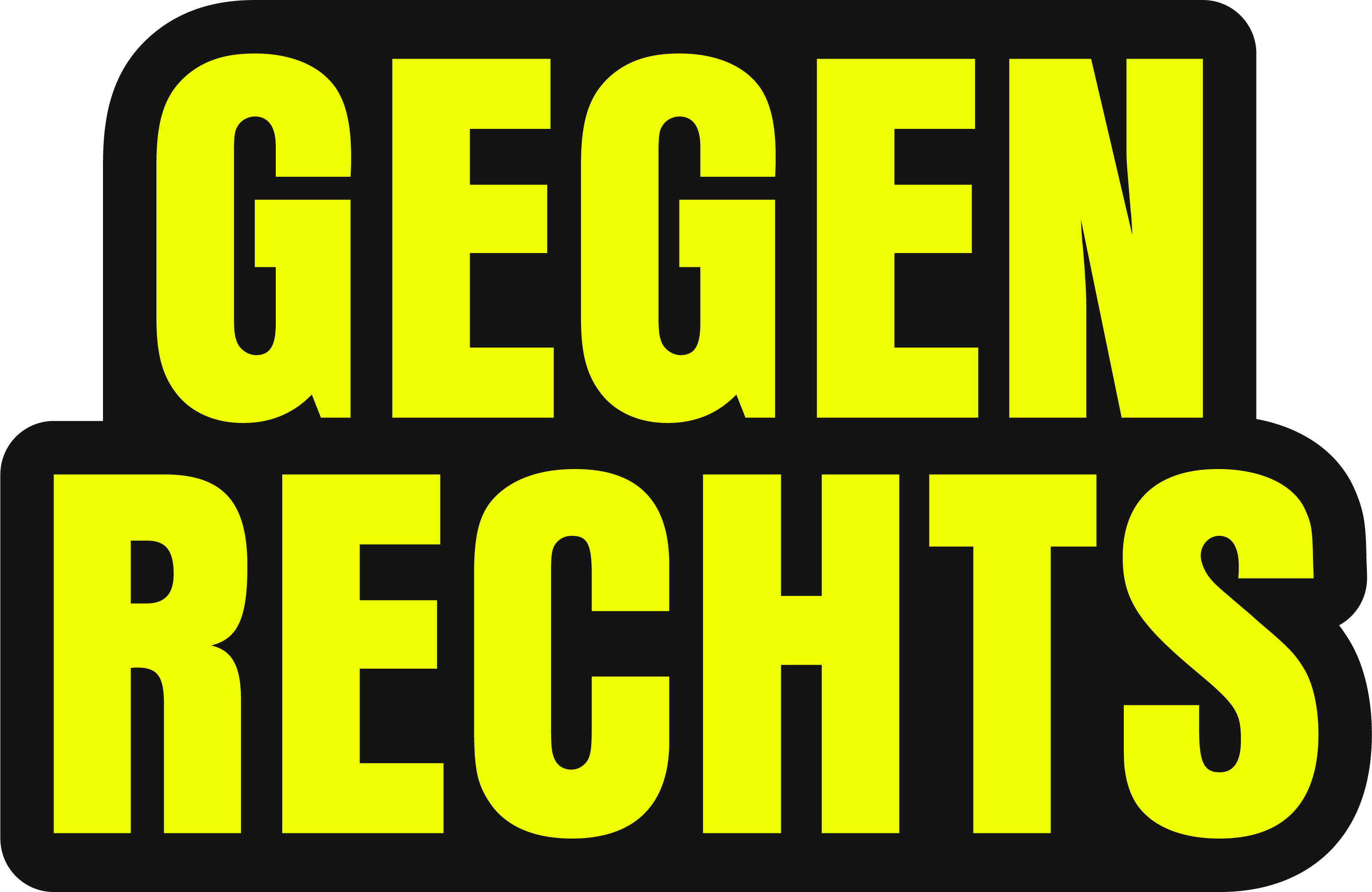 Sticker »Gegen Rechts« für Social Media«